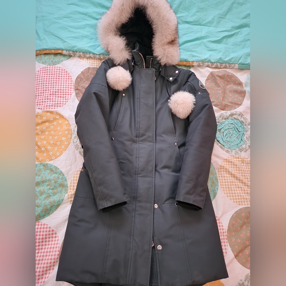 Moose Knuckles Grey Winter Jacket